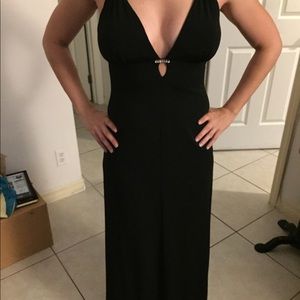 David’s Bridal Black evening gown